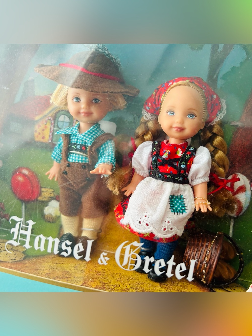 Barbie Collector Edition Gretel & Hansel Doll Set in Colorful Traditional Outfit